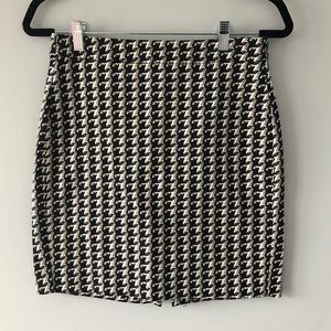 Black/White Pencil Skirt